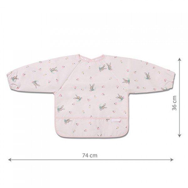Longsleeve bib BUNNY 1476/04-Feeding your baby-bebis.lv