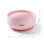 Силиконовая миска с присоской 1481/02 pink-Кормление ребёнка-bebis.lv