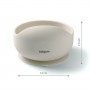Silikona bļoda ar piesūcekni 1481/04 beige-Bērna barošana-bebis.lv