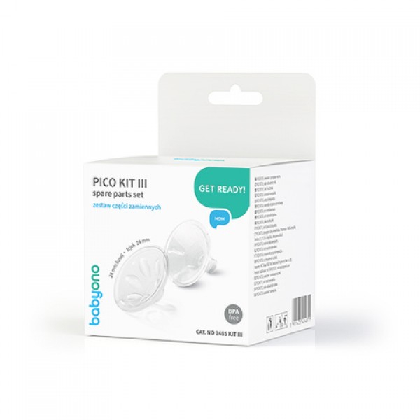 Babyono 1485KIT III -piltuve 24 mm un silikona uzliktnis-Preces māmiņai-bebis.lv
