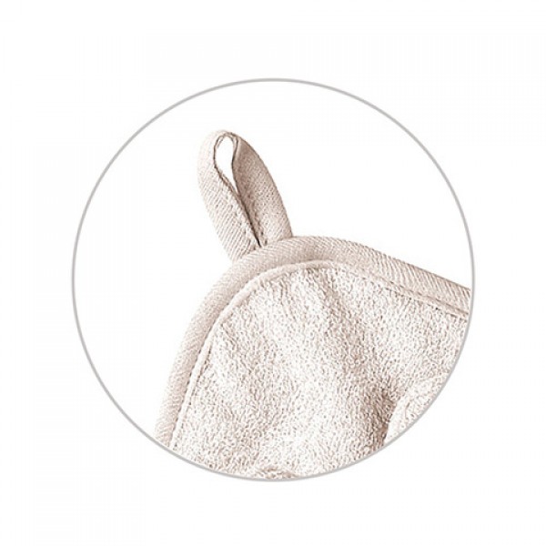 Bamboo towel with hood 100x100 cm 1553/05-Vannošana un peldēšana-bebis.lv