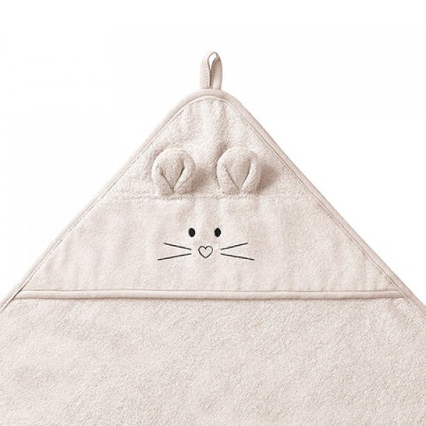 Bamboo towel with hood 100x100 cm 1553/05-Vannošana un peldēšana-bebis.lv