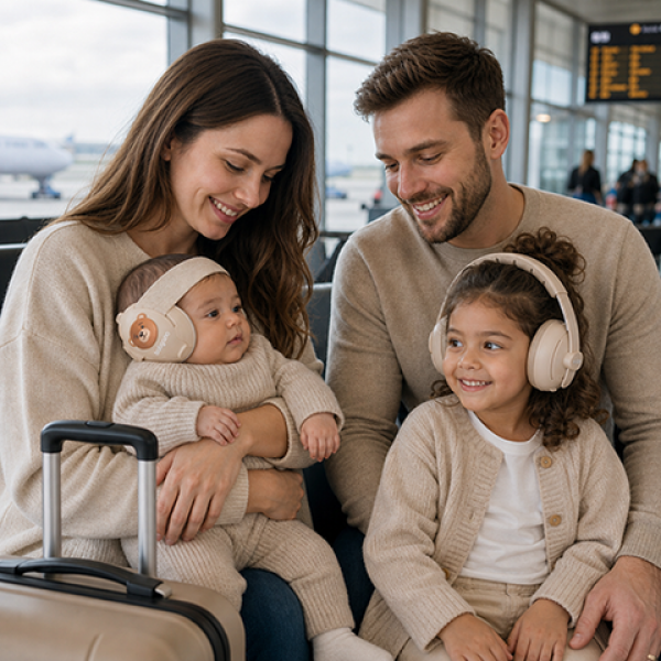 Защитные наушники 2 в 1 BabyOno 1574--bebis.lv