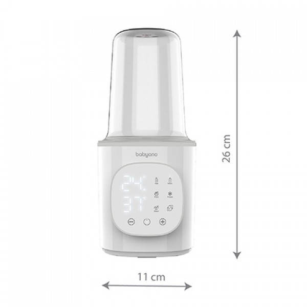 Digitālais ēdienu sildītājs&sterilizātors HONEY 968/02 grey-Bērna barošana-bebis.lv