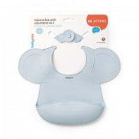 Силиконовый нагрудник BabyOno 1639/01 blue