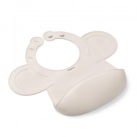 Силиконовый нагрудник BabyOno 1639/04 beige