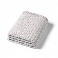 Adīta kokvilnas sedziņa BabyOno 1647/02 grey