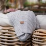 Adīta kokvilnas sedziņa BabyOno 1647/02 grey Adīta kokvilnas sedziņa BabyOno 1647/02 grey-Gultas veļa un piederumi-bebis.lv