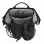 Рюкзак-сумка для коляски MODERN STYLE black 1649/01 Рюкзак-сумка для коляски MODERN STYLE black 1649/01-Детские коляски и принадлежности-bebis.lv