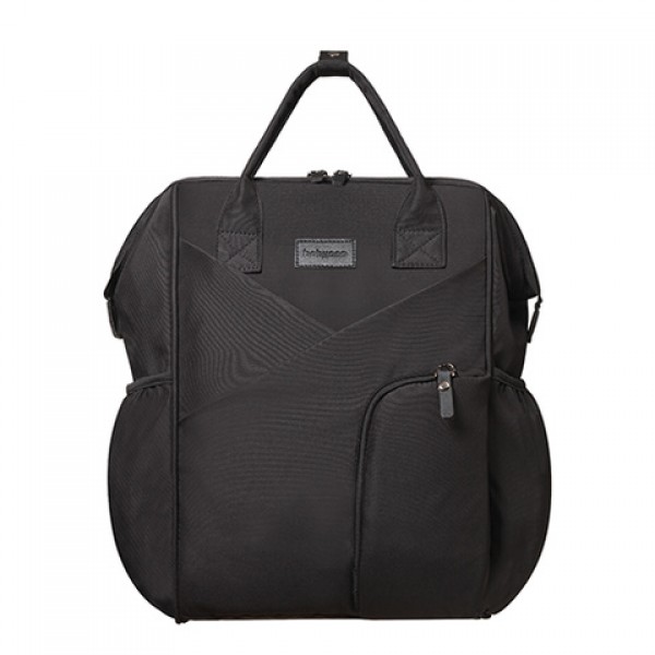 Рюкзак-сумка для коляски MODERN STYLE black 1649/01 Рюкзак-сумка для коляски MODERN STYLE black 1649/01-Детские коляски и принадлежности-bebis.lv