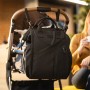 Рюкзак-сумка для коляски MODERN STYLE black 1649/01 Рюкзак-сумка для коляски MODERN STYLE black 1649/01-Детские коляски и принадлежности-bebis.lv