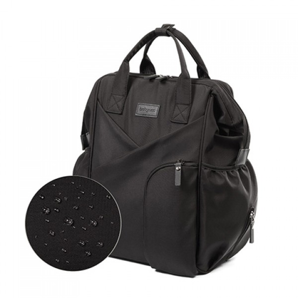 Рюкзак-сумка для коляски MODERN STYLE black 1649/01 Рюкзак-сумка для коляски MODERN STYLE black 1649/01-Детские коляски и принадлежности-bebis.lv