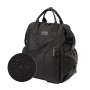 Рюкзак-сумка для коляски MODERN STYLE black 1649/01 Рюкзак-сумка для коляски MODERN STYLE black 1649/01-Детские коляски и принадлежности-bebis.lv