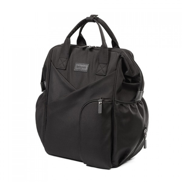 Рюкзак-сумка для коляски MODERN STYLE black 1649/01 Рюкзак-сумка для коляски MODERN STYLE black 1649/01-Детские коляски и принадлежности-bebis.lv