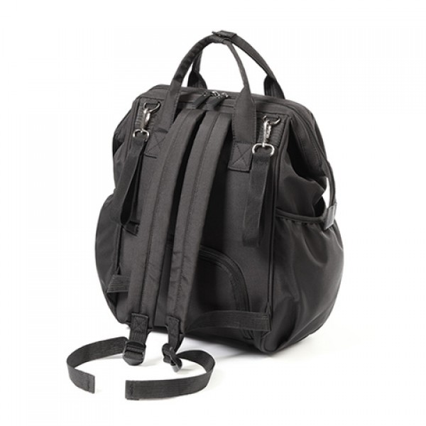 Рюкзак-сумка для коляски MODERN STYLE black 1649/01 Рюкзак-сумка для коляски MODERN STYLE black 1649/01-Детские коляски и принадлежности-bebis.lv