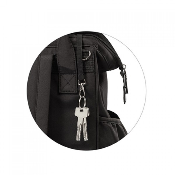 Рюкзак-сумка для коляски MODERN STYLE black 1649/01 Рюкзак-сумка для коляски MODERN STYLE black 1649/01-Детские коляски и принадлежности-bebis.lv