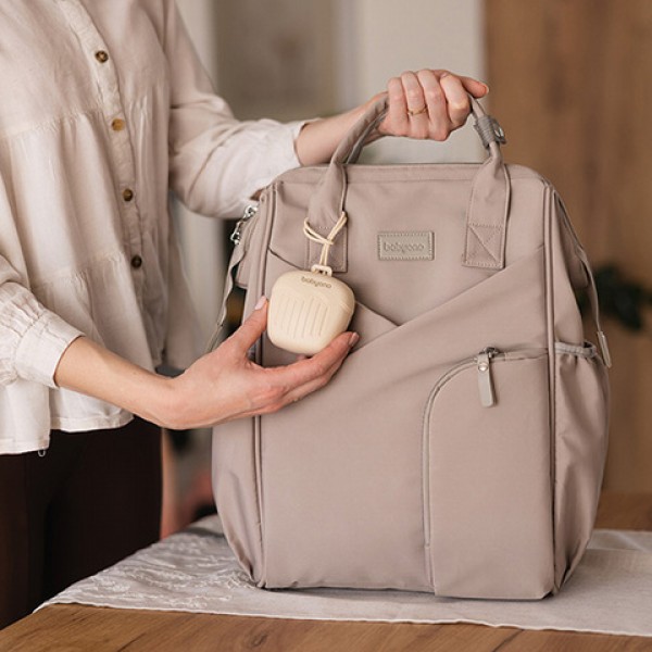 Māneklīša soma silikona 1656/03 beige-Bērna kopšana-bebis.lv