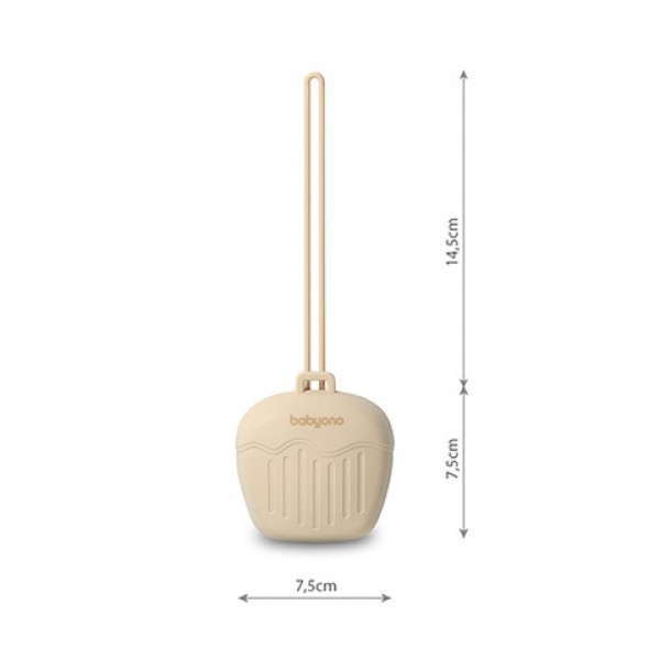 Māneklīša soma silikona 1656/03 beige-Bērna kopšana-bebis.lv