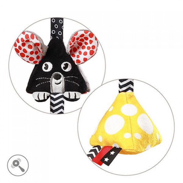 Piekarināma attīstošā rotaļlieta MOUSE 1676-MAZUĻIEM (~0-5 gadi)-bebis.lv