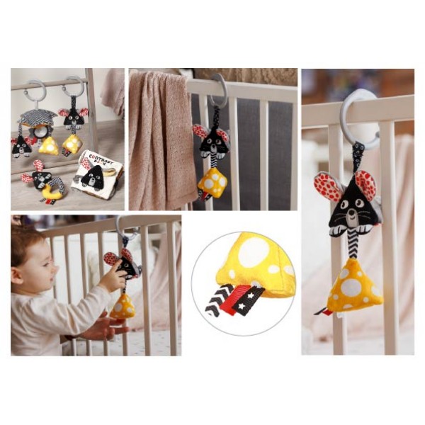 Piekarināma attīstošā rotaļlieta MOUSE 1676-MAZUĻIEM (~0-5 gadi)-bebis.lv