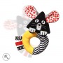 Контрастная погремушка MOUSE 1677-ДЛЯ МАЛЫШЕЙ (~0-5 лет)-bebis.lv