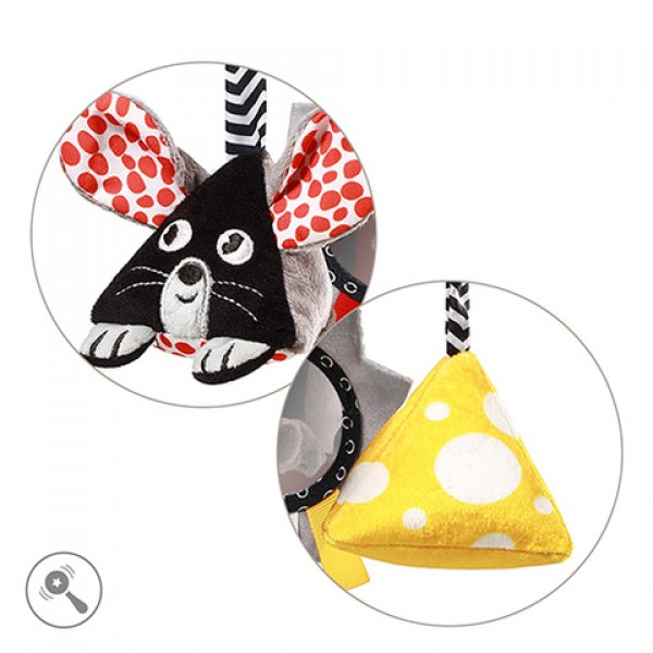 Подвесная игрушка MOBILE MOUSE 1678-ДЛЯ МАЛЫШЕЙ (~0-5 лет)-bebis.lv