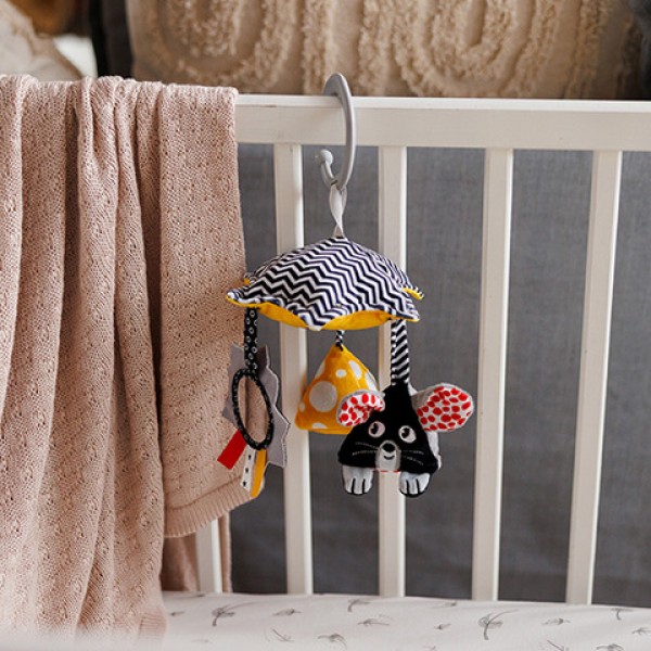 Подвесная игрушка MOBILE MOUSE 1678-ДЛЯ МАЛЫШЕЙ (~0-5 лет)-bebis.lv