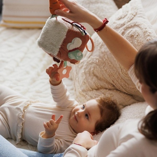 Развивающий куб RABBIT KARO 1683-ДЛЯ МАЛЫШЕЙ (~0-5 лет)-bebis.lv