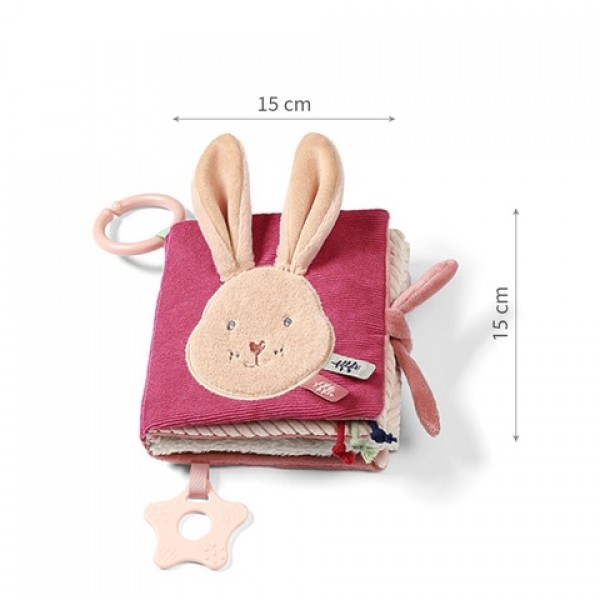 Mīkstā grāmatiņa RABBIT KARO 1684-MAZUĻIEM (~0-5 gadi)-bebis.lv