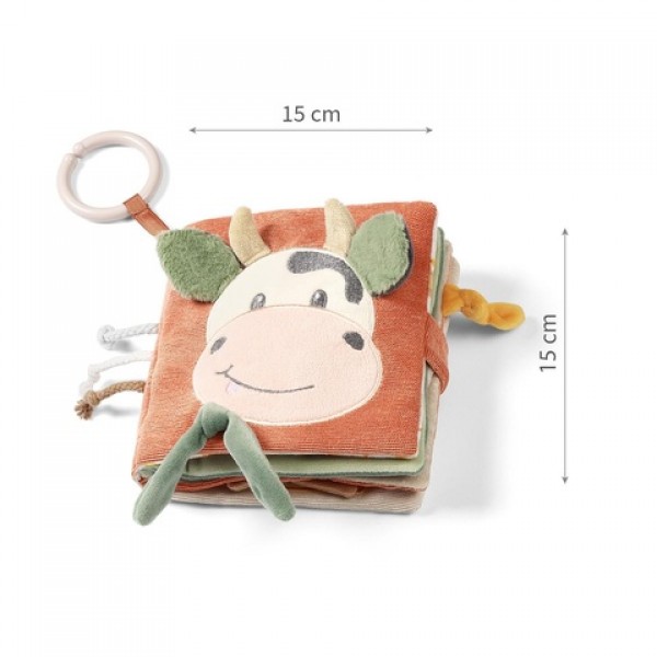 Мягкая книжечка COW BINGO 1690-ДЛЯ МАЛЫШЕЙ (~0-5 лет)-bebis.lv