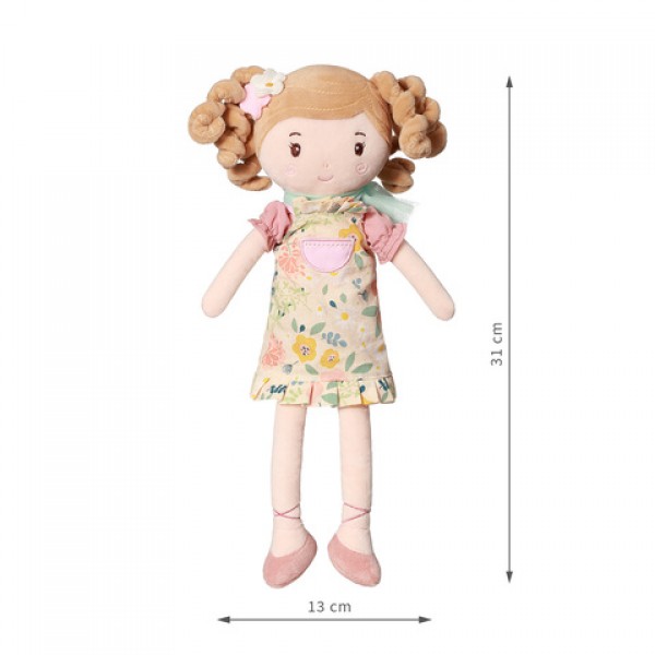 Cloth Doll LUCY 1697-Rotaļlietas-bebis.lv