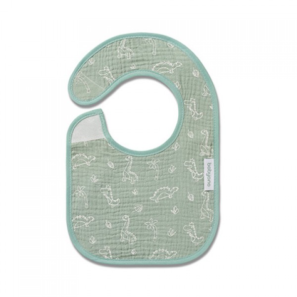 Muslin baby bib 1725/02 mint-Feeding your baby-bebis.lv