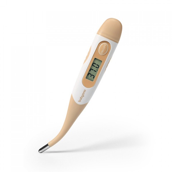Дигитальный термометр с гибким концом Babyono 1901-Средства по уходу-bebis.lv