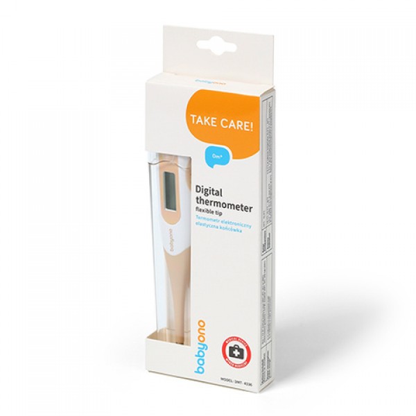 Дигитальный термометр с гибким концом Babyono 1901-Средства по уходу-bebis.lv