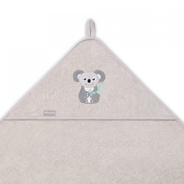 Бамбуковое полотенце с капюшоном (100x100 cm ) 346/06 grey Бамбуковое полотенце с капюшоном (100x100 cm ) 346/06 grey-Купание и плавание-bebis.lv