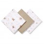 Muslin diaper set SUPER SOFT (3 pcs.) 348/15 bear-Gultas veļa un piederumi-bebis.lv