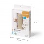 Muslin diaper set SUPER SOFT (3 pcs.) 348/15 bear-Gultas veļa un piederumi-bebis.lv