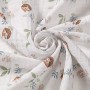 Muslin diaper set SUPER SOFT (3 pcs.) 348/16 hedgehog-Gultas veļa un piederumi-bebis.lv