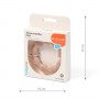 Teething ring elastic RING 825/04 beige-MAZUĻIEM (~0-5 gadi)-bebis.lv