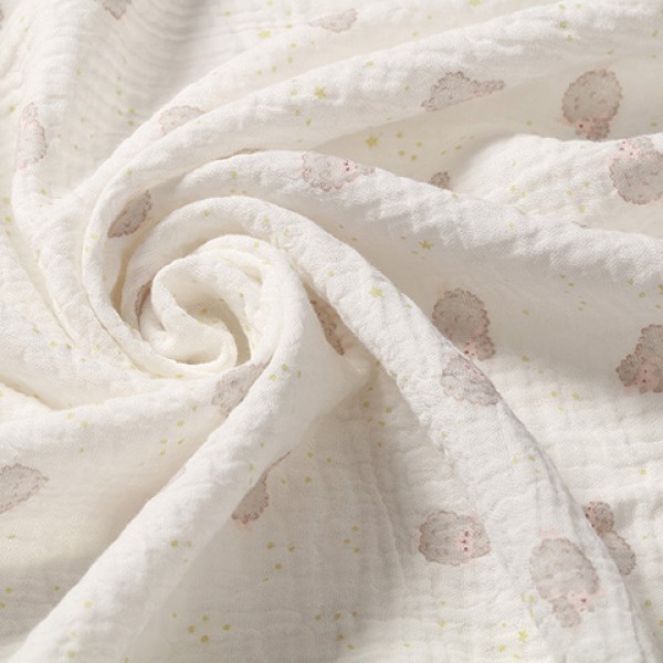 Muslīna autiņi, krokainie, 3 gab. SUPER SOFT 828/02-Gultas veļa un piederumi-bebis.lv