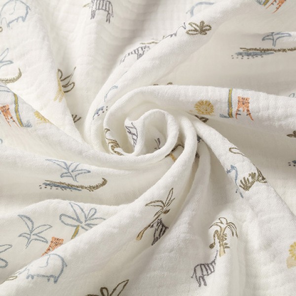 Muslīna autiņi, krokainie, 3 gab. SUPER SOFT 828/04-Gultas veļa un piederumi-bebis.lv