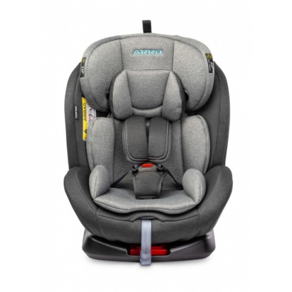 Autosēdeklis ARRO grey 0-36 kg Isofix-Autosēdekļi bērniem-bebis.lv