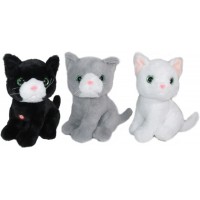 Cuddly toy Cat MURR, 25 cm, with sound, K1323