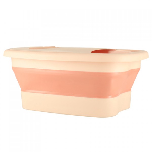 Foldable Silicone Foot Soak Bucket with Massage Bumps KX3068-Vannošana un peldēšana-bebis.lv