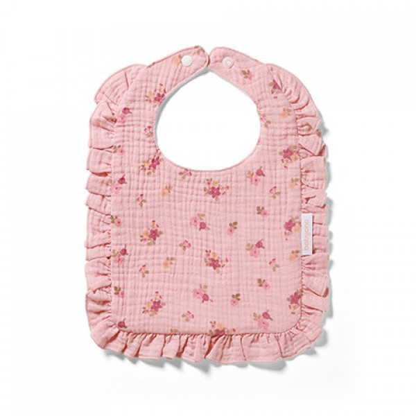 Mulīna priekšautiņš ar volanu 1724/02 pink-Bērna barošana-bebis.lv