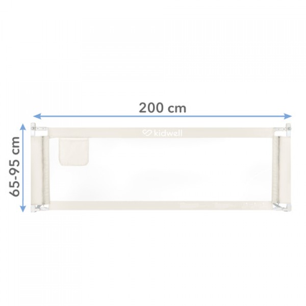 Aizsargsiena TIVA 200 cm beige-Bērnu mēbeles-bebis.lv