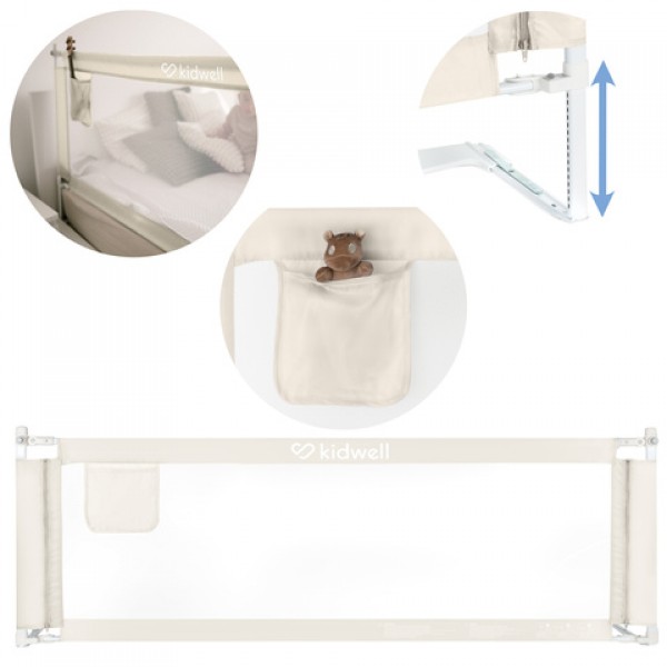 Aizsargsiena TIVA 200 cm beige-Bērnu mēbeles-bebis.lv