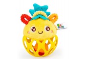 Mīksta rotaļlieta ar grabulīti PINEAPPLE 02140