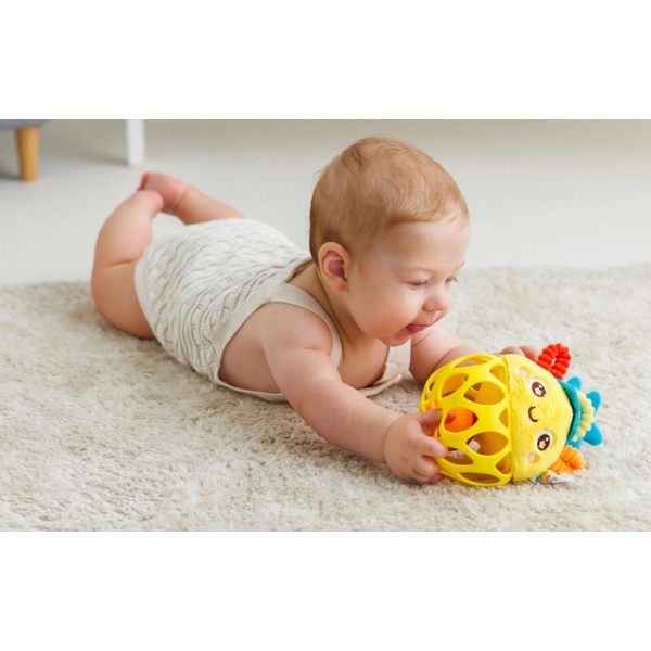 Ball Rattle Balibazoo Pineapple  02140-MAZUĻIEM (~0-5 gadi)-bebis.lv