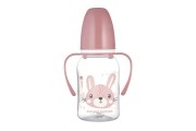 Pudele ar rokturiem CUTE ANIMALS 120 ml 11/823 pink